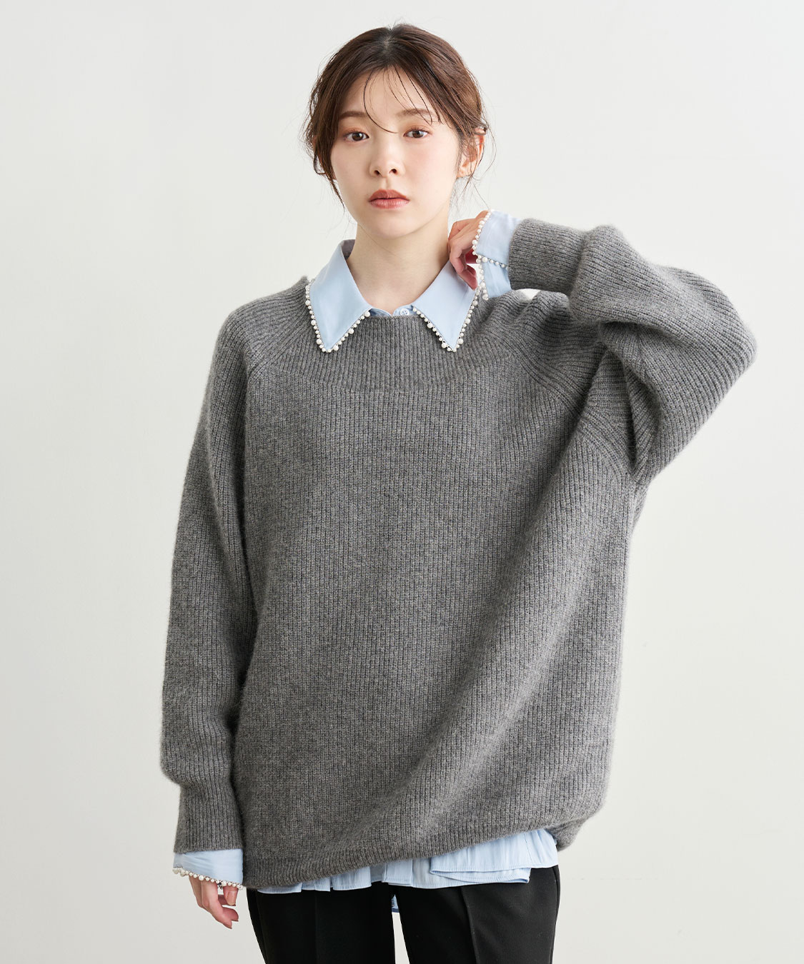 ラクーン混ニットミニワンピース｜PETAL ONLINE（ペタルオンライン）