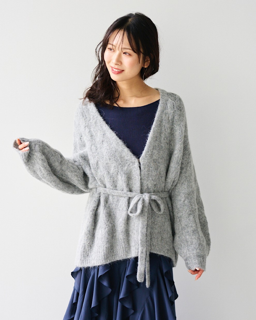 アルパカケーブルガウンカーデ｜PETAL ONLINE（ペタルオンライン）