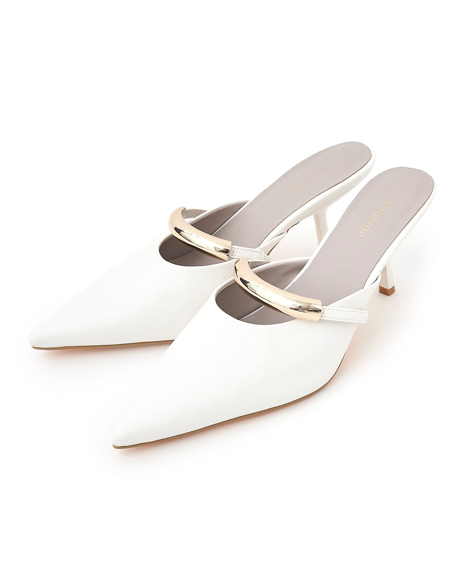 ゴールドモチーフポインテッドミュール｜PETAL ONLINE（ペタルオンライン）