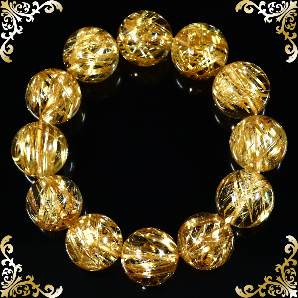 最高級ランクルチルクォーツ「プレミアムフォーチュネイトルチル」