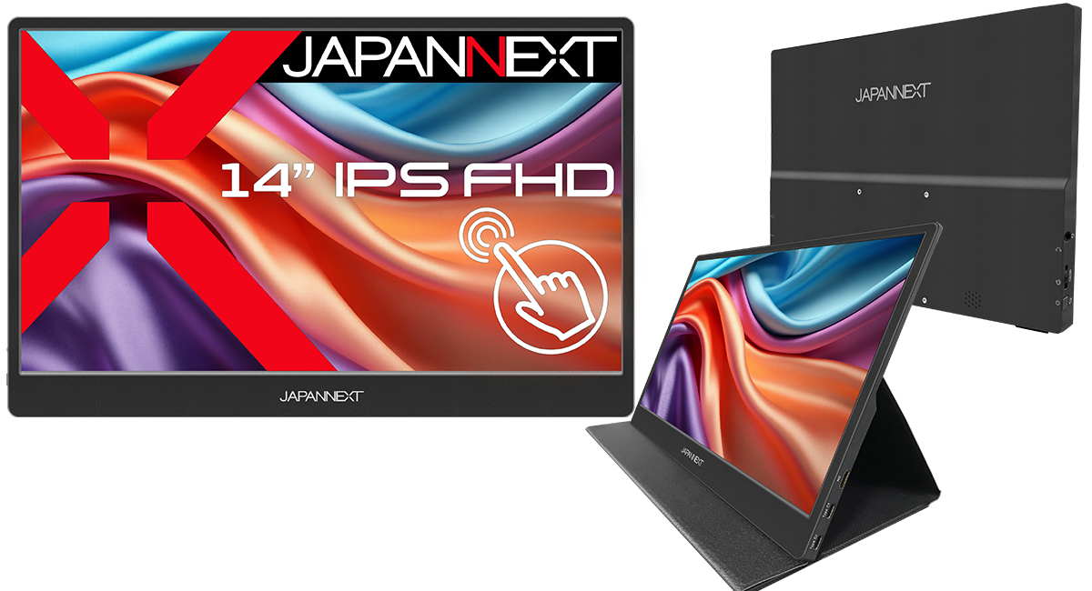 JAPANNEXTが14インチ フルHD解像度 タッチパネルに対応したモバイル