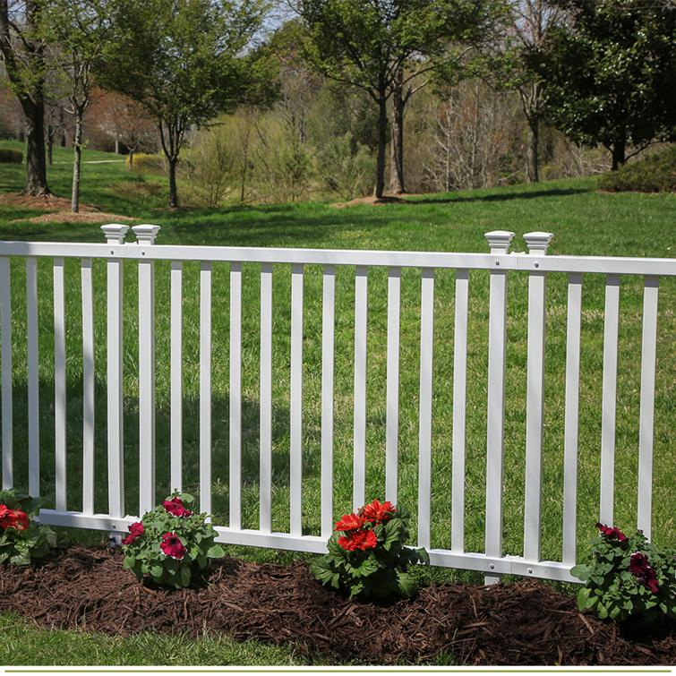 Baskenridge Semi-Permanent Vinyl Fence Kit (36