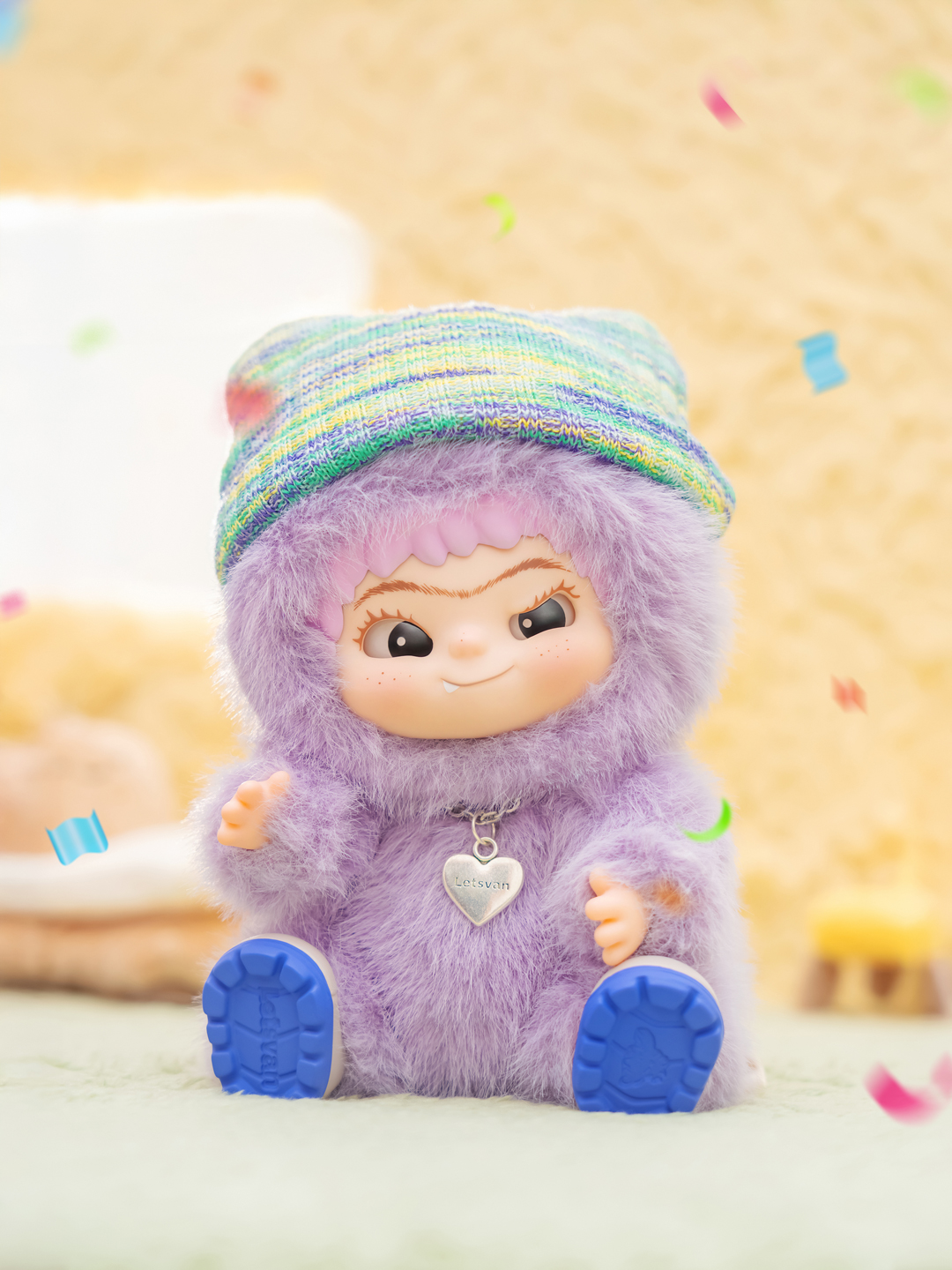 ワクク（WAKUKU）FUZZY TRENDY FUN PARTY | バラ 1パック| ハシー