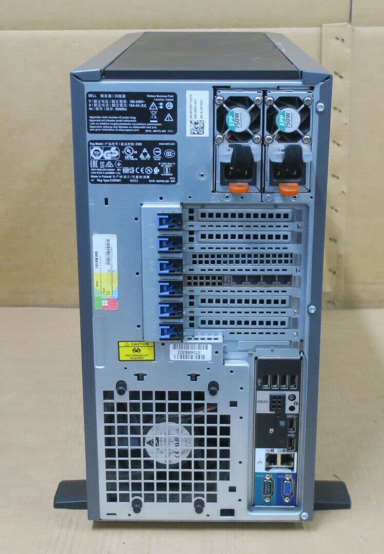Dell PowerEdge T430 Tower Server 2x 8C E5-2620v4 32GB Ram 5x 200GB