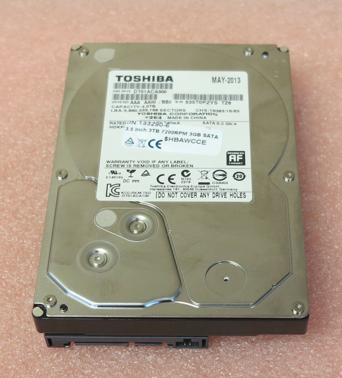 Toshiba 3TB 3 5