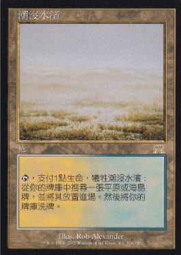 mtg 汚染された三角州 溢れかえる岸辺 4枚 日本語 タルキール mtg