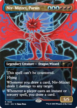 Foil】(1530)□ボーダーレス□《パルン、ニヴ＝ミゼット/Niv-Mizzet