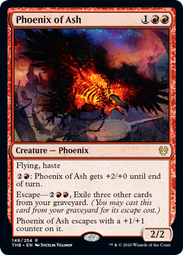 148)《灰のフェニックス/Phoenix of Ash》[THB] 赤R | 日本最大級 MTG