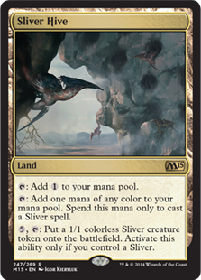 スリヴァーの巣/Sliver Hive》[M15] 土地R | 日本最大級 MTG通販サイト