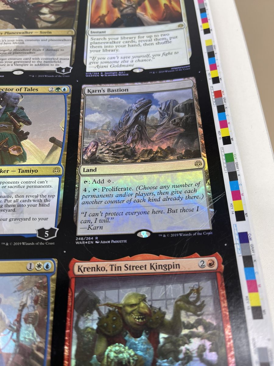 Foil】(傷有)『灯争大戦』アンカットシート① | 日本最大級 MTG通販