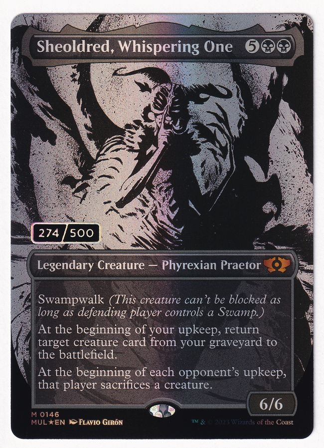 ダブルレインボウ・Foil】(146)《囁く者、シェオルドレッド/Sheoldred