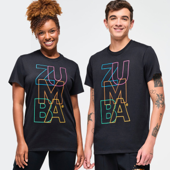 ZUMBA☆ボディシェイプアップシステム☆DVD４枚とCD、トーニングスティック Zumba Boxy Mesh Top With Side Slits <Rainbow> | JWI OFFICIAL