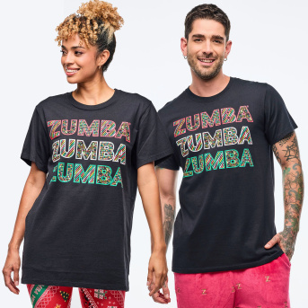 ZUMBA☆ボディシェイプアップシステム☆DVD４枚とCD、トーニングスティック Zumba Boxy Mesh Top With Side Slits <Rainbow> | JWI OFFICIAL