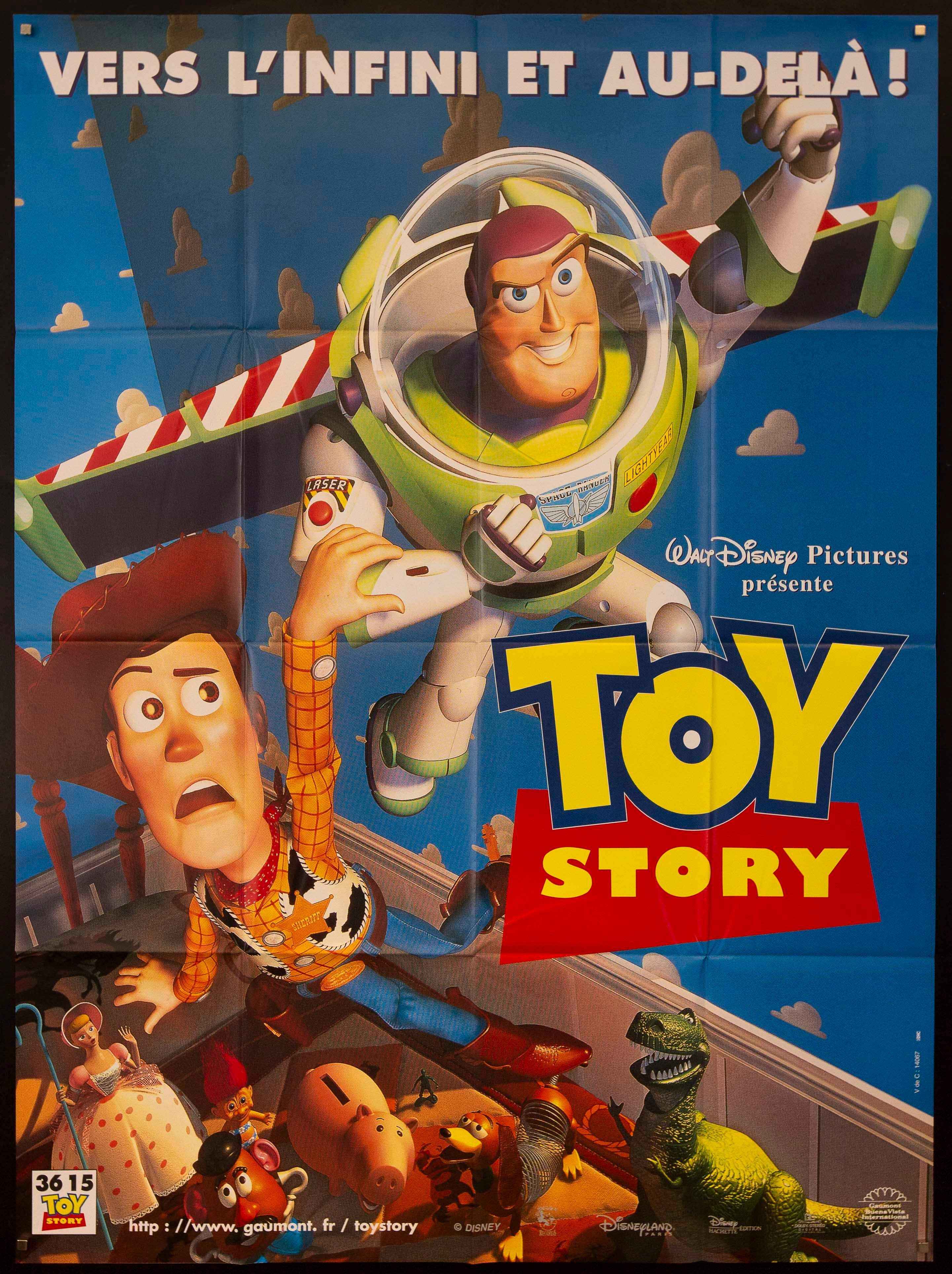 Toy Story Movie Poster 1995 French 1 Panel (47x63)