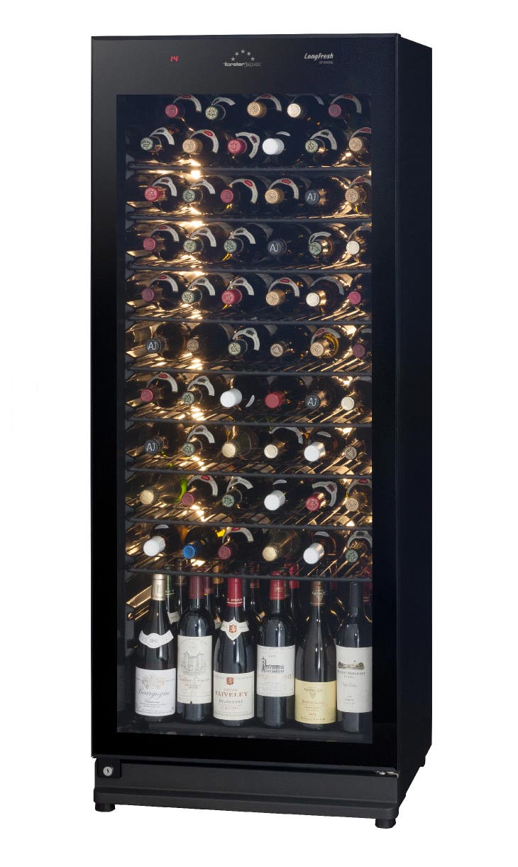 ST-RV273GL(M) ロングフレッシュ セラー [ガラス扉/左開き/77本収納