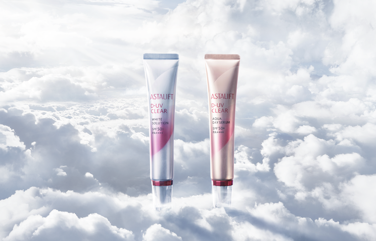 UVケアとうるおいケアを同時に実現する「アスタリフトD-UVクリア