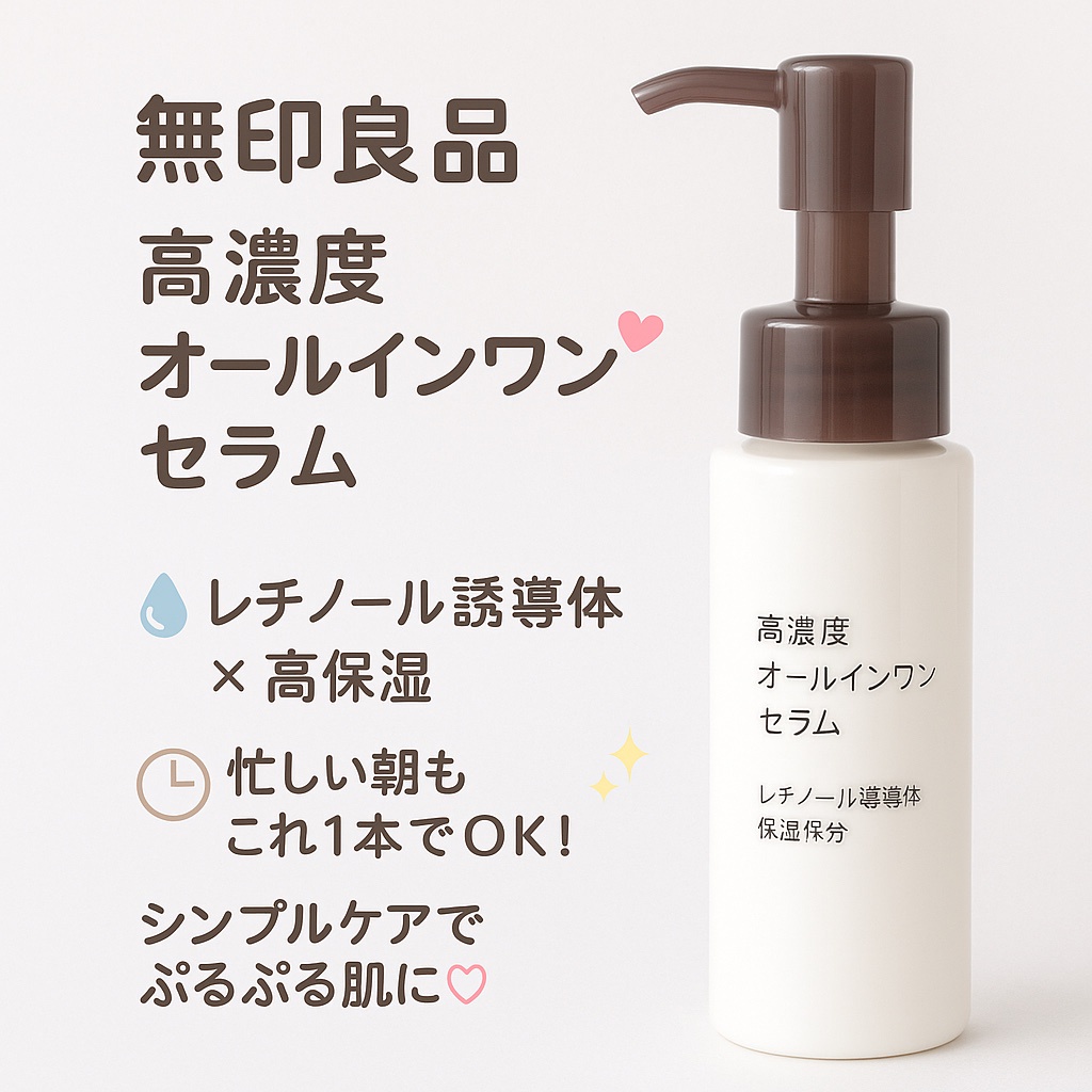 無印良品 / 高濃度オールインワンセラム レチノール誘導体配合の公式