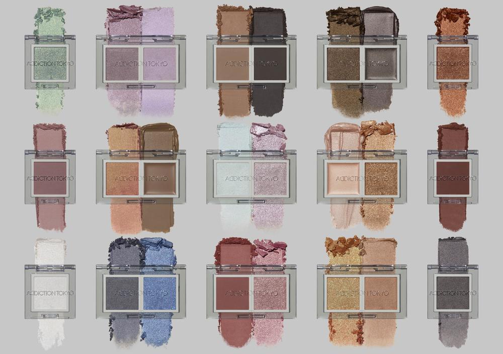 シームレスにとけこむ選び抜かれた60色／【ADDICTION】「新単色アイ