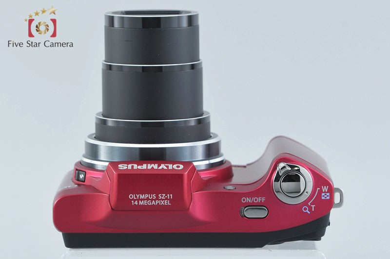 中古】OLYMPUS オリンパス SZ-11 レッド コンパクトデジタルカメラ