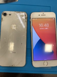 iPhone8の背面が割れたときはどうするのが正解？【千葉・八千代・佐倉