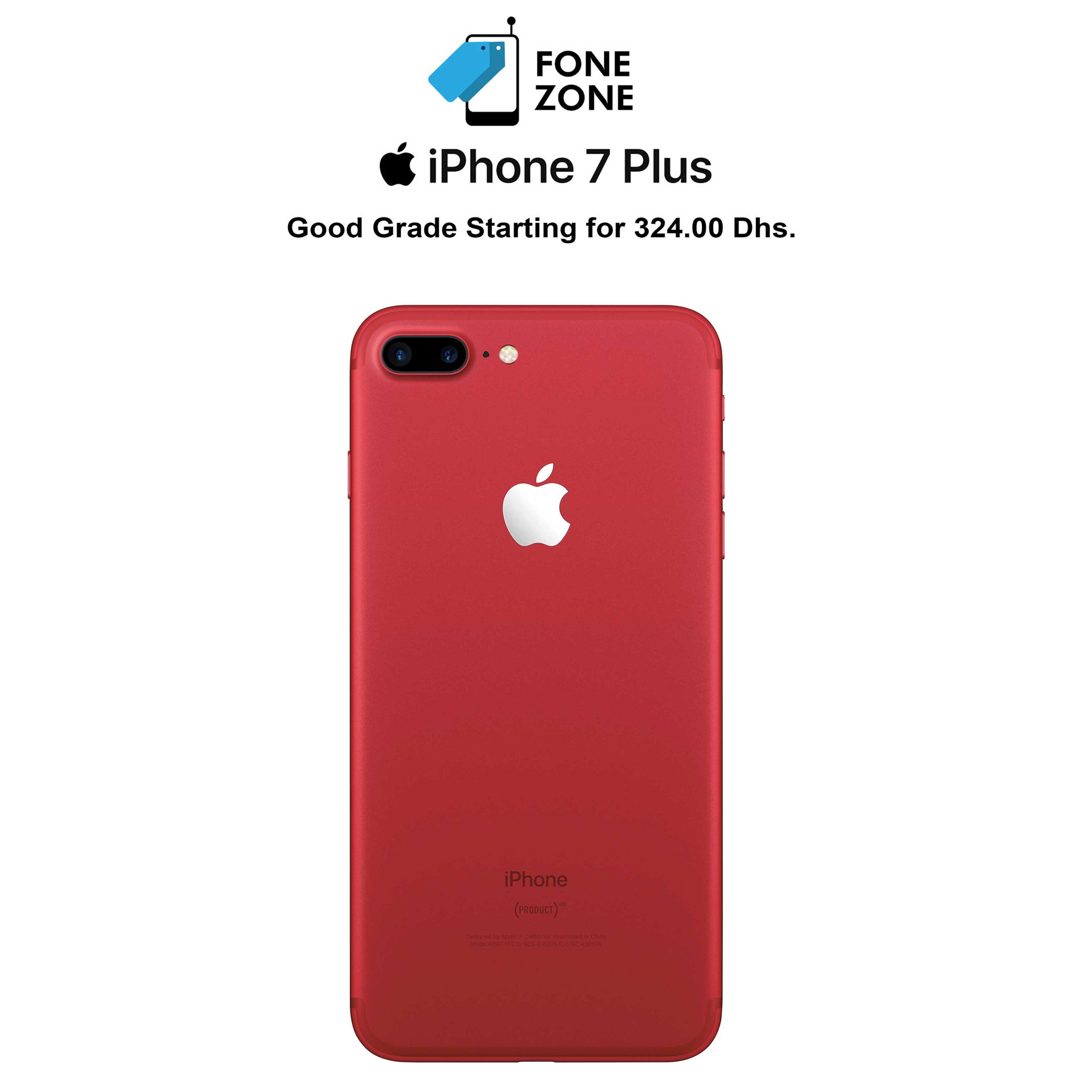 Apple iPhone 7 Plus 256GB Red Good | 12-12-9-mp,2000-2999-mah,2015