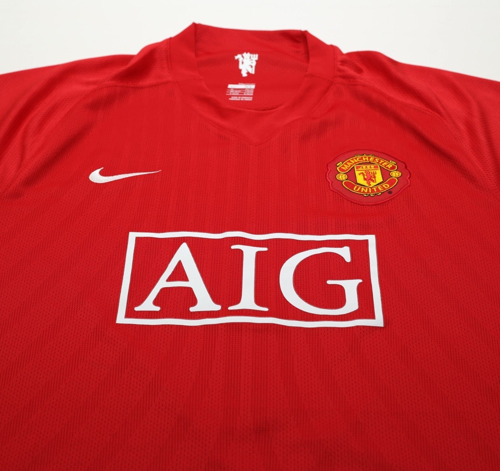 2007/09 RONALDO #7 Manchester United Vintage Nike Home Football