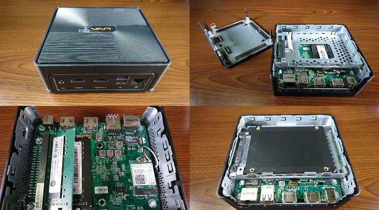 その2/3】小型PC LIVA Z2 SSD換装・メモリ増設・起動ドライブ変更