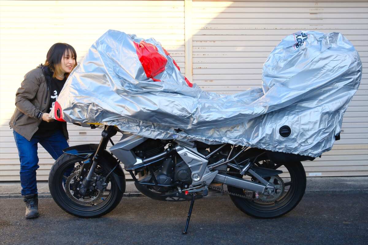最強のバイクカバー!? レッドバロンROMの『BODY GUARD』を使ってみた