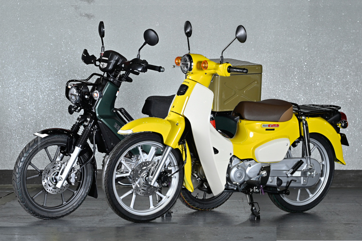 新型スーパーカブ110とクロスカブ110が、ディスクブレーキとキャスト