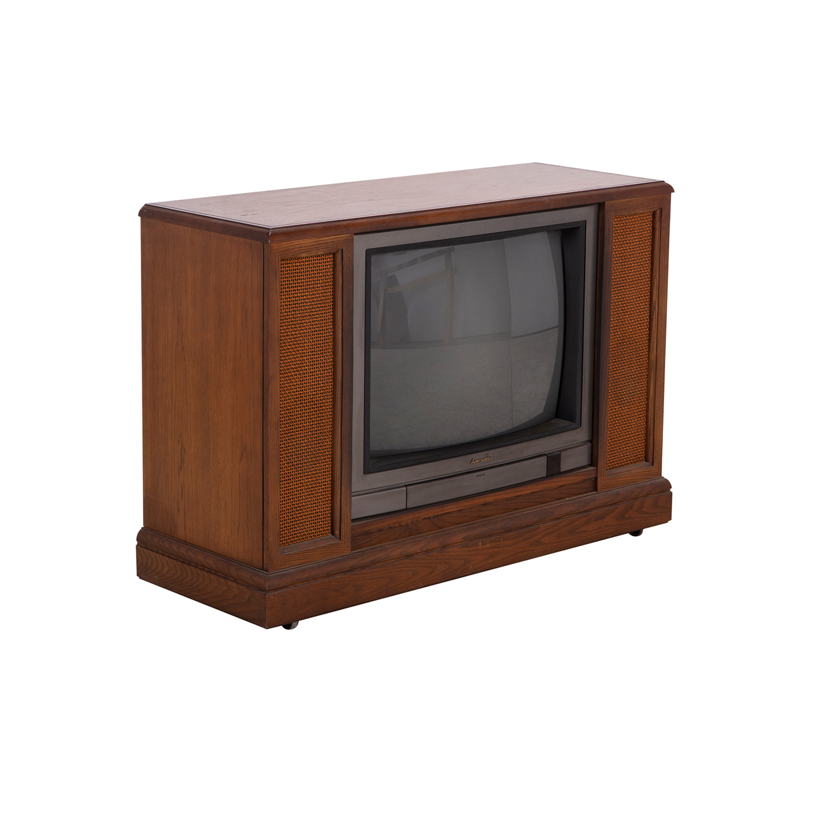 Mitsubishi Wood TV | Event Furniture Rental | FormDecor