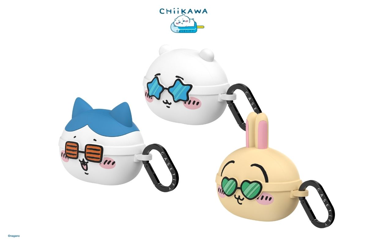 ちいかわ×CASETiFYがコラボ。夏仕様のスマホストラップやイヤホン