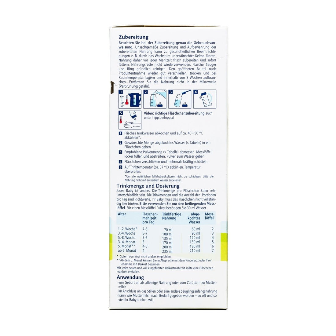 HiPP German Stage 1 Organic Combiotik Formula (600g) | Order HiPP