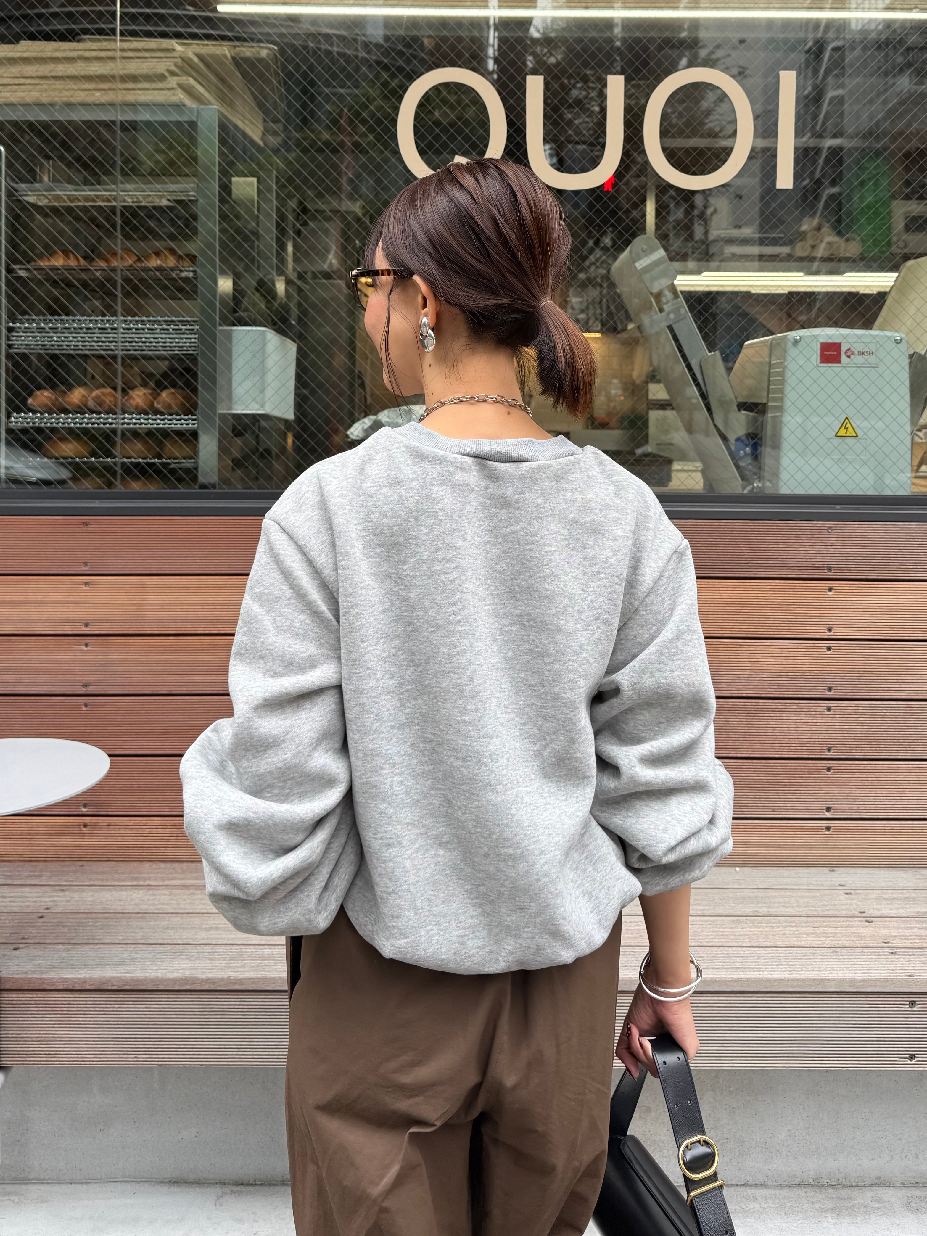 裏起毛バルーンプルオーバー / グレー – fosie