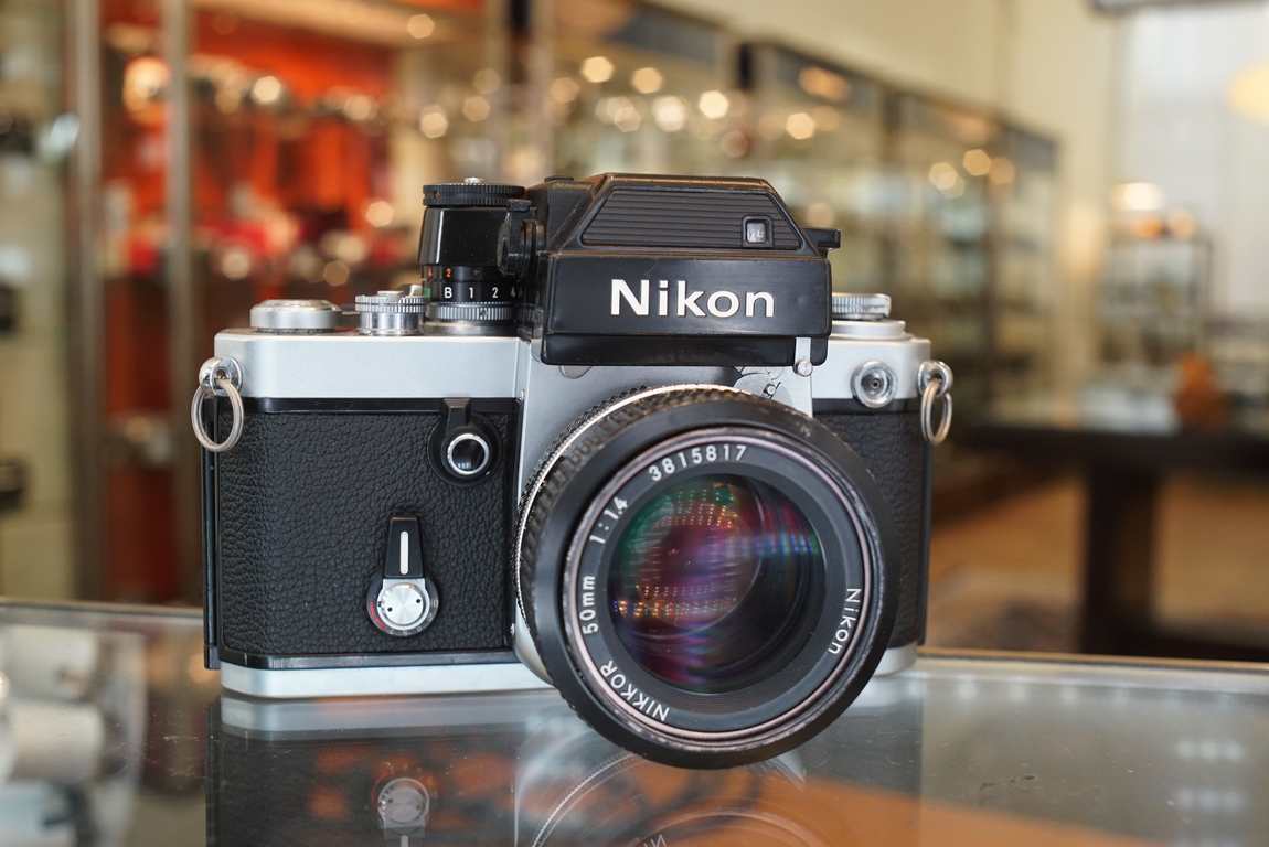 Nikon F2SB (F2 + DP-3 finder) + Nikkor 50mm f/1.4 K pre-AI kit