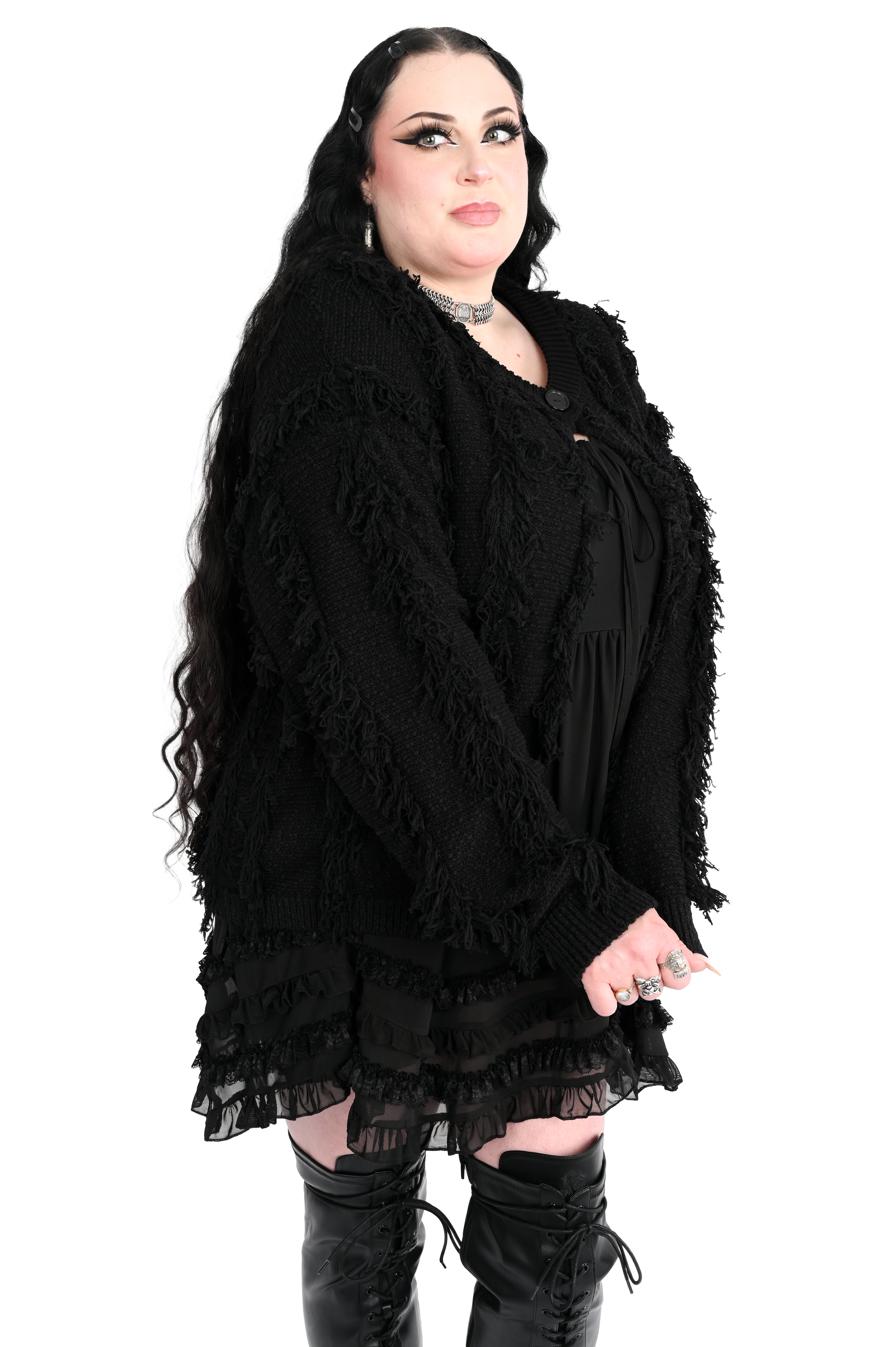 Josie Shaggy Cardigan – FOXBLOOD