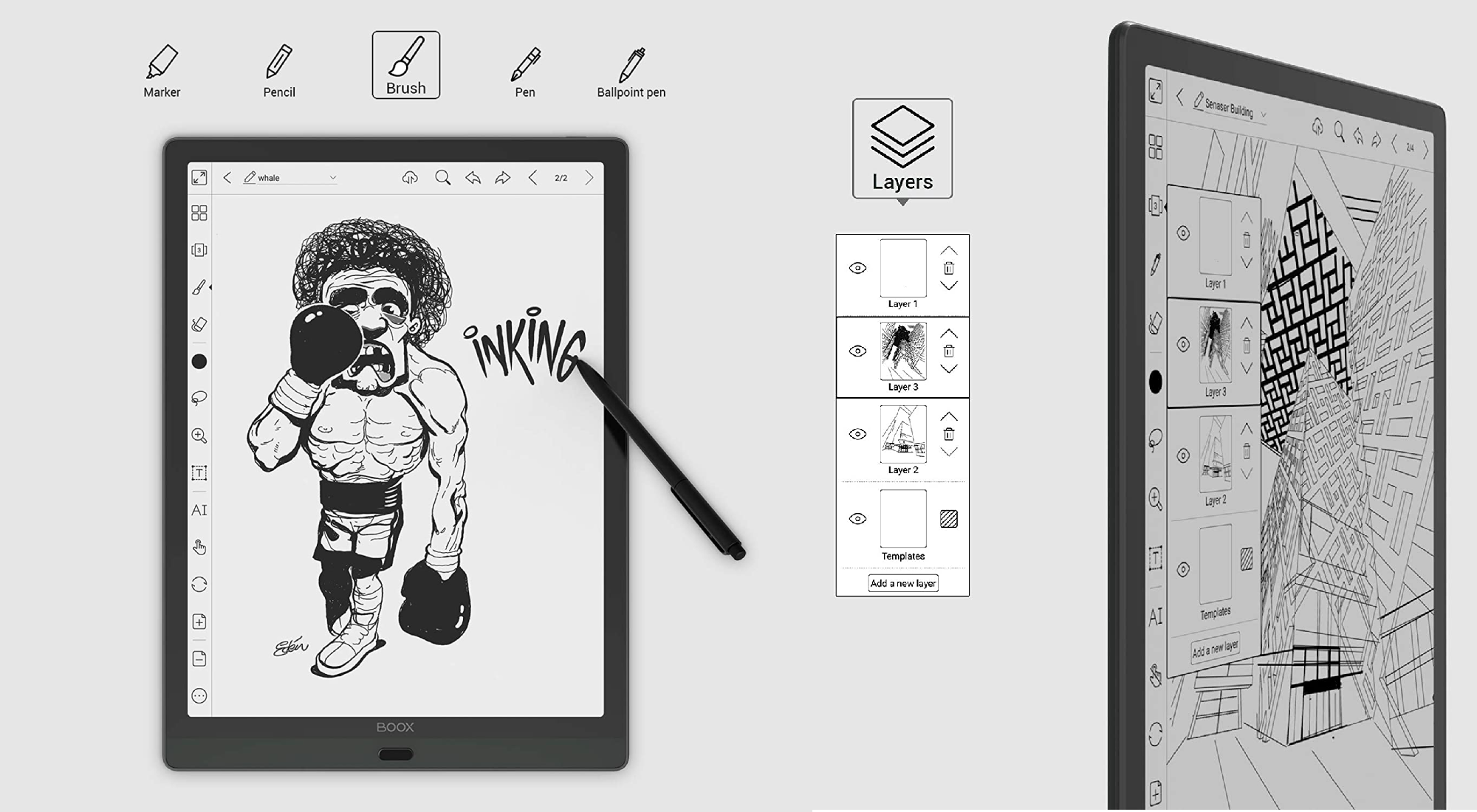 13.3インチのAndroid搭載E-inkタブレットが登場！ 従来の電子ペーパー