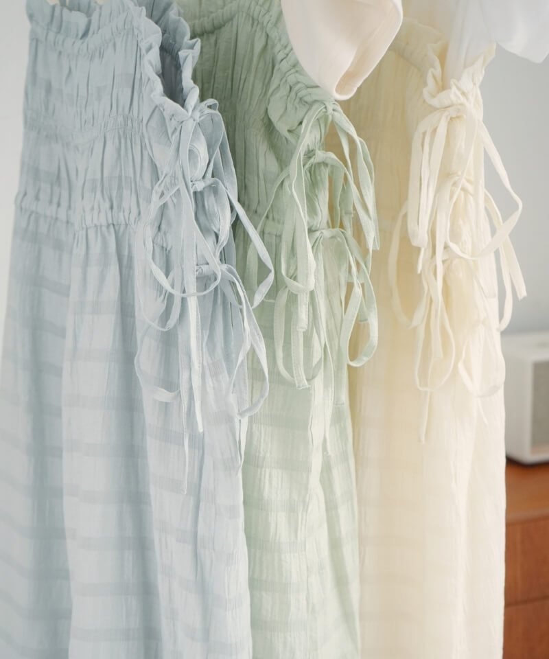 20%OFF】side ribbon onepiece～ｻｲﾄﾞﾘﾎﾞﾝﾜﾝﾋﾟｰｽ | flower／フラワー