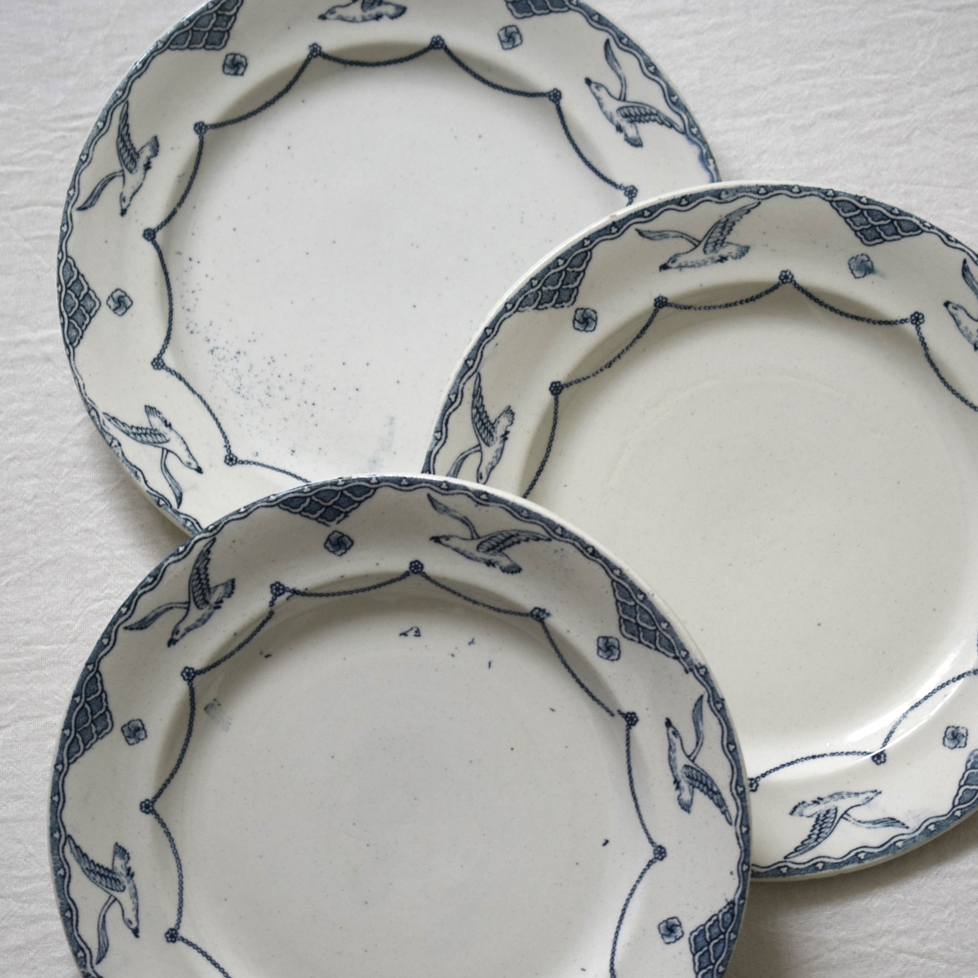 カモメのお皿⑥・デザートプレートø18,8cm / Öresund・オーレスンド