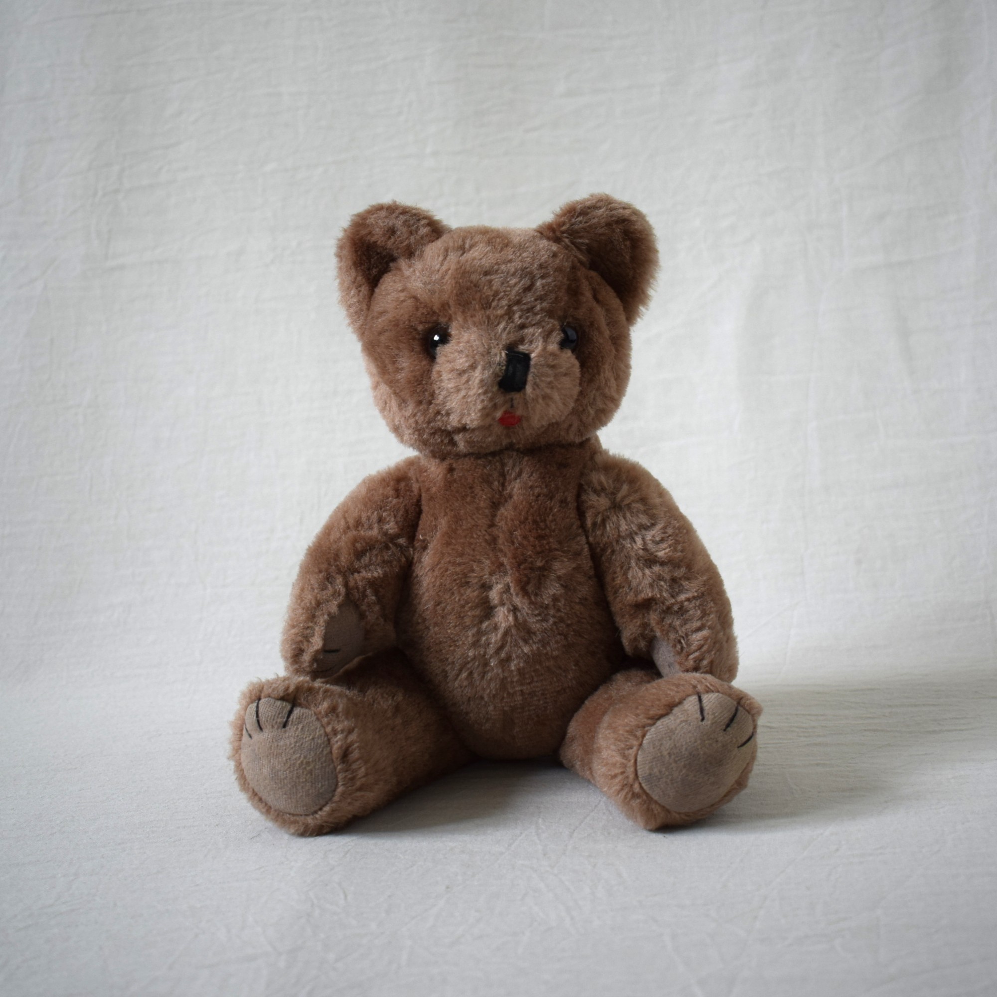 テディベア・モカブラウン / 古いクマのぬいぐるみ・スウェーデン