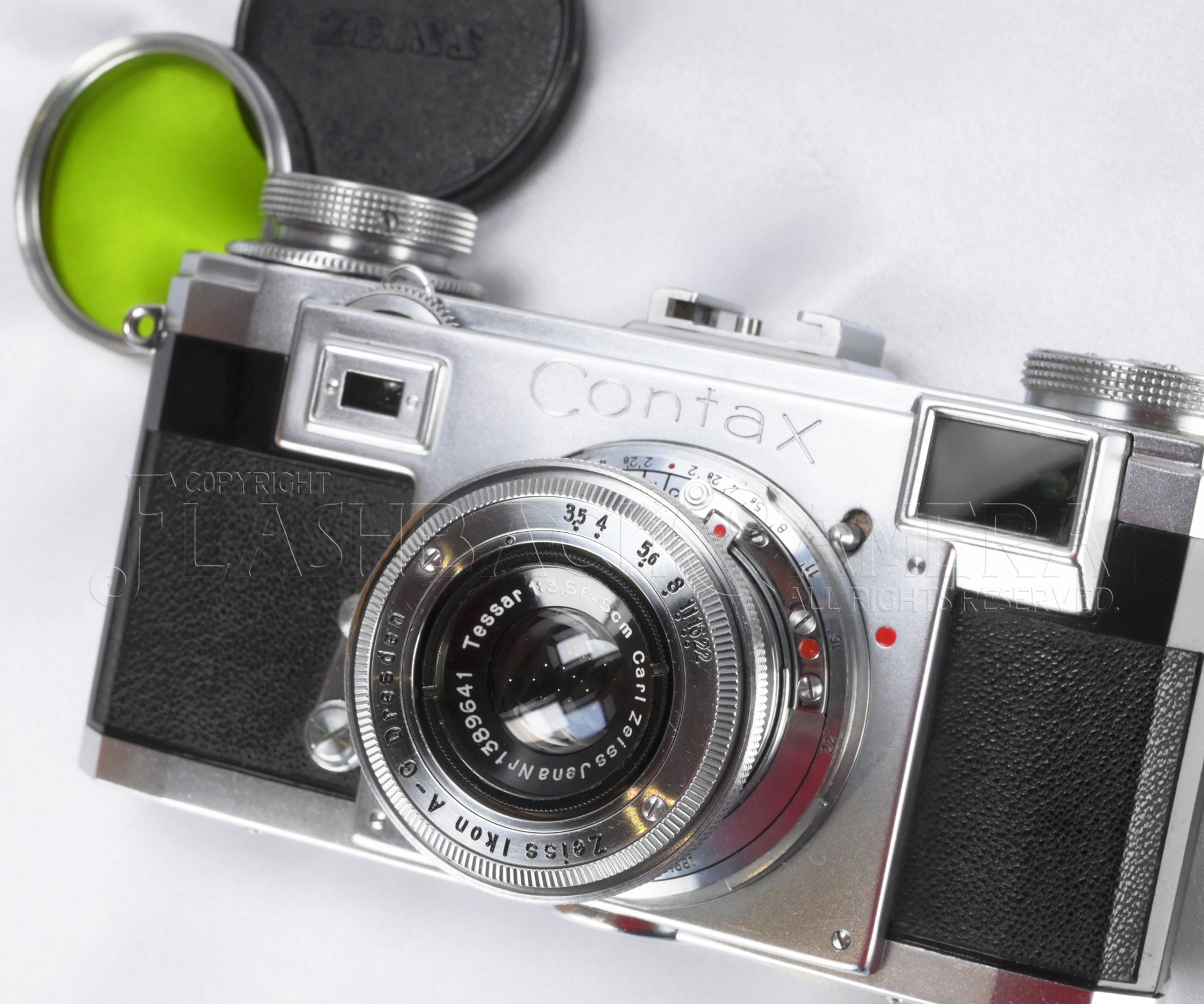 Tessar 50mm f3.5 (Contax) – FLASHBACK CAMERA