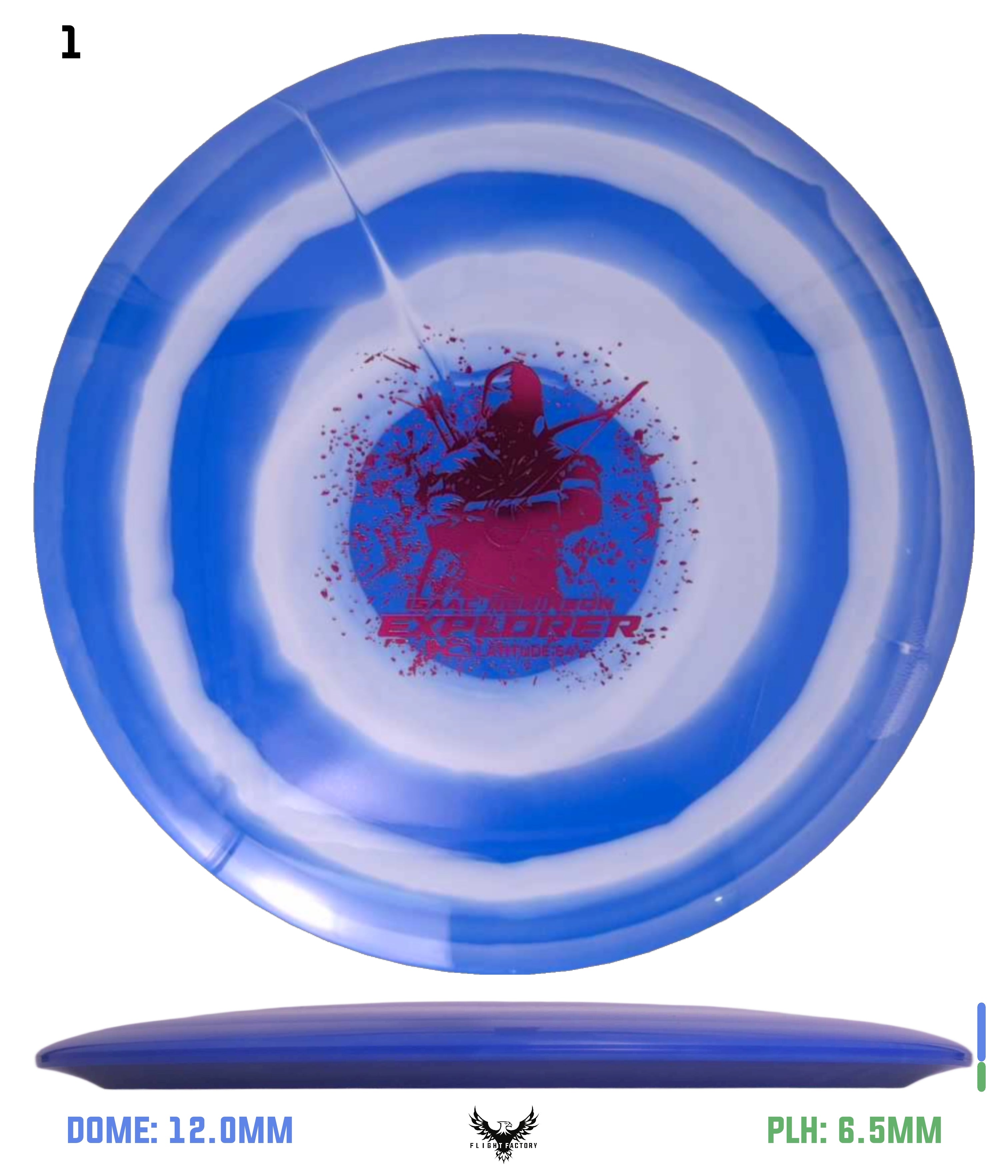 Latitude 64 Gold Bullseye Explorer - Isaac Robinson Team Series