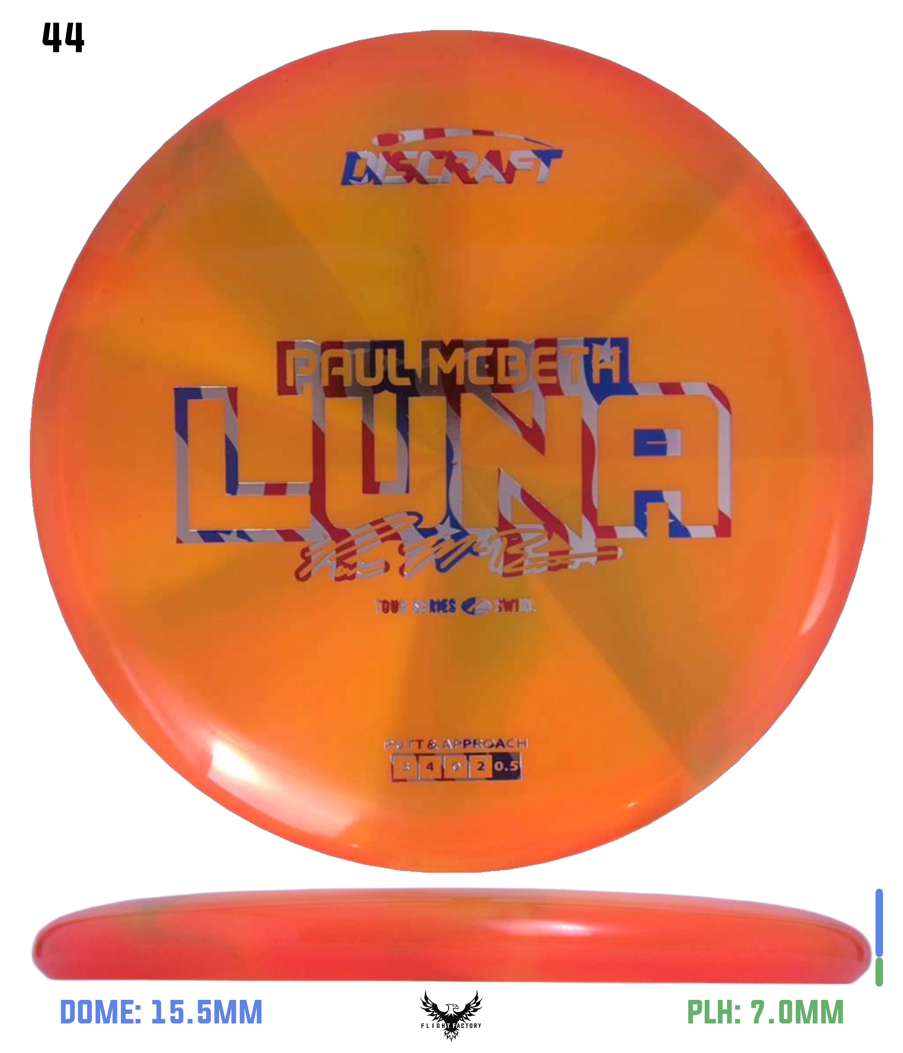 Discraft Paul McBeth 2025 Tour Series Z Swirl Luna - Flight