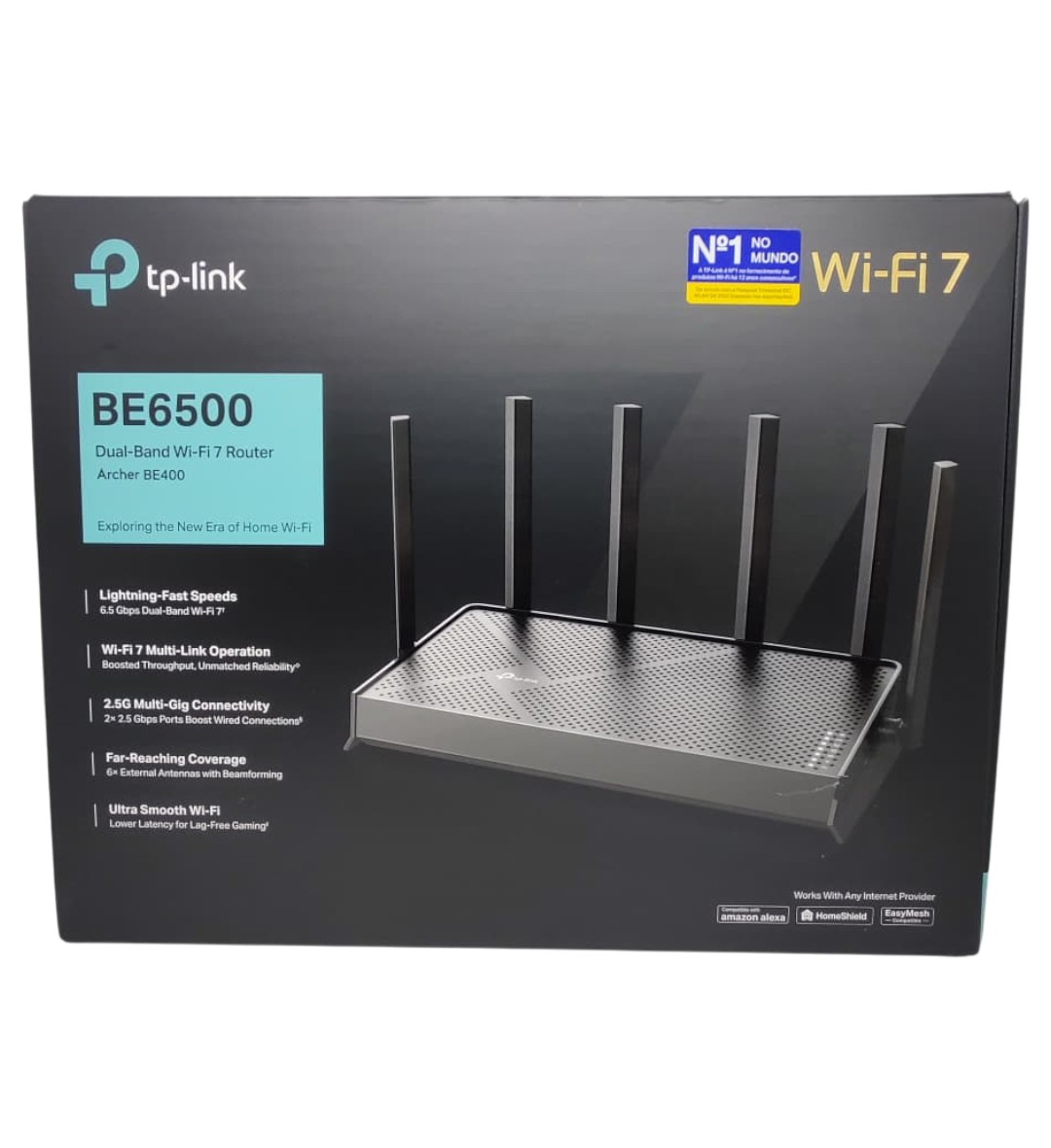TP-LINK WIFI 7 ARCHER BE400 ROUTER DUAL-BAND BE6500 6.5GBPS
