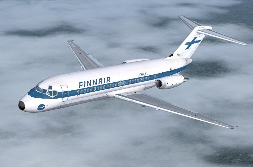 Finnair Douglas DC-9-10 for FS2004