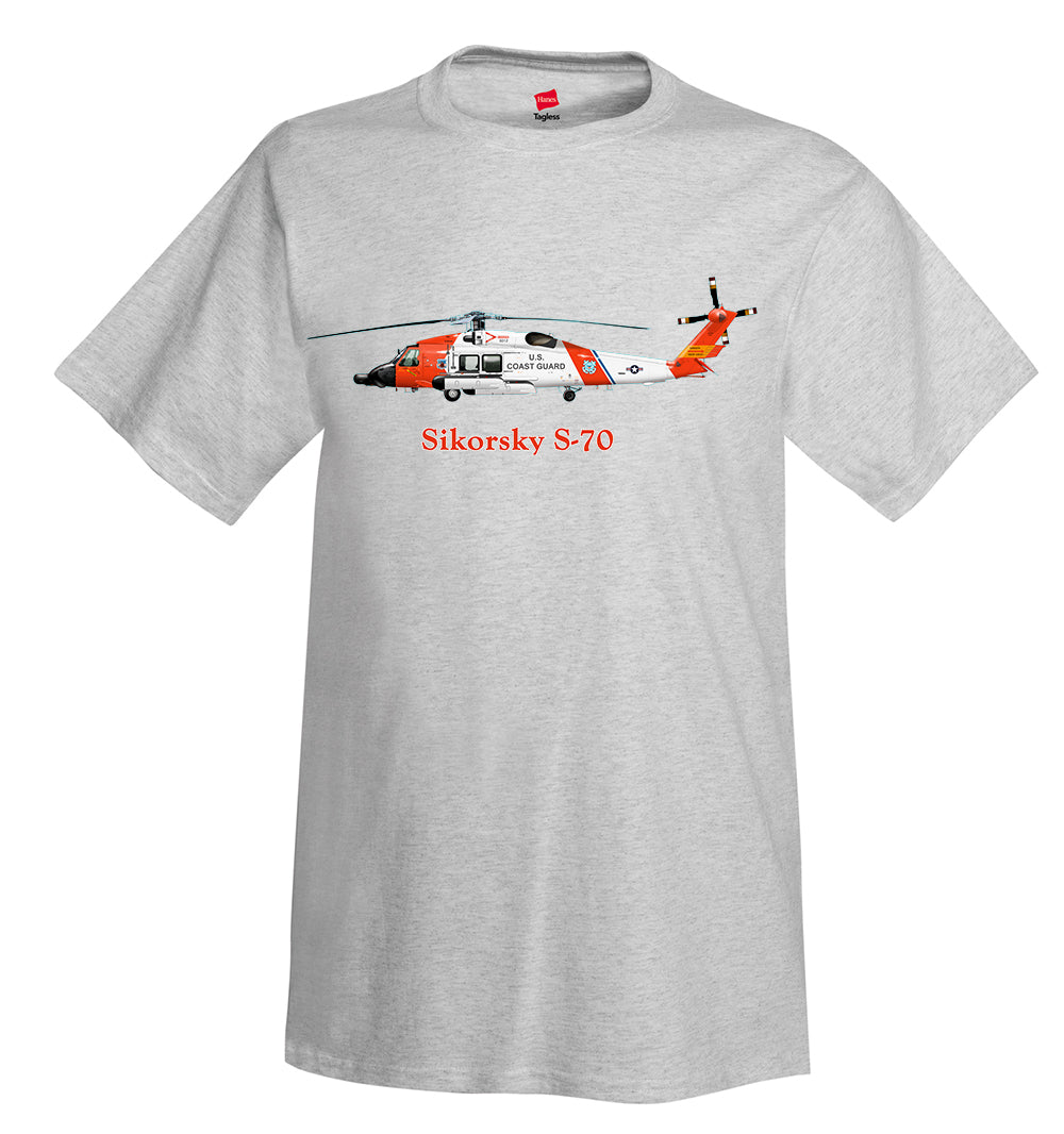 Sikorsky S-70 Helicopter T-Shirt - Personalized with Your N