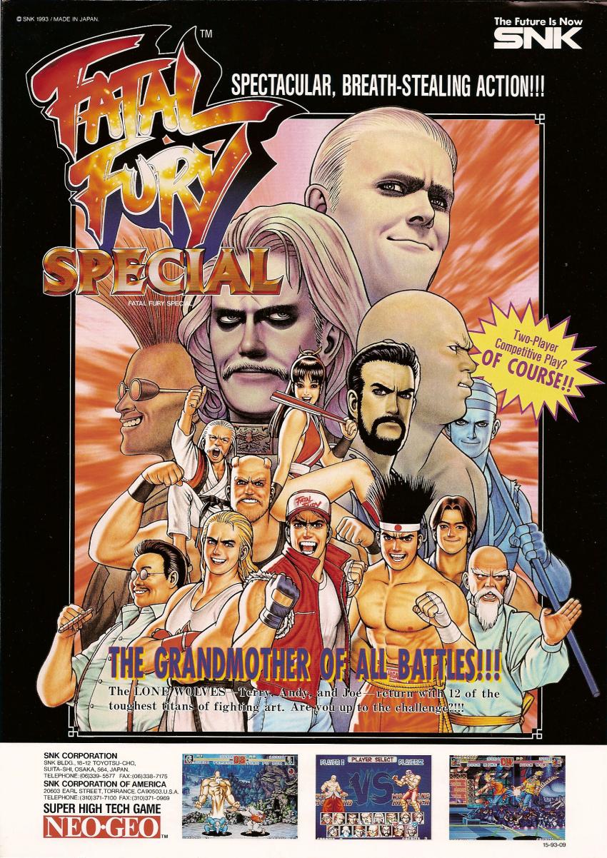 Fatal Fury Special - SNK (Video Game, 1993) - EU | The Arcade