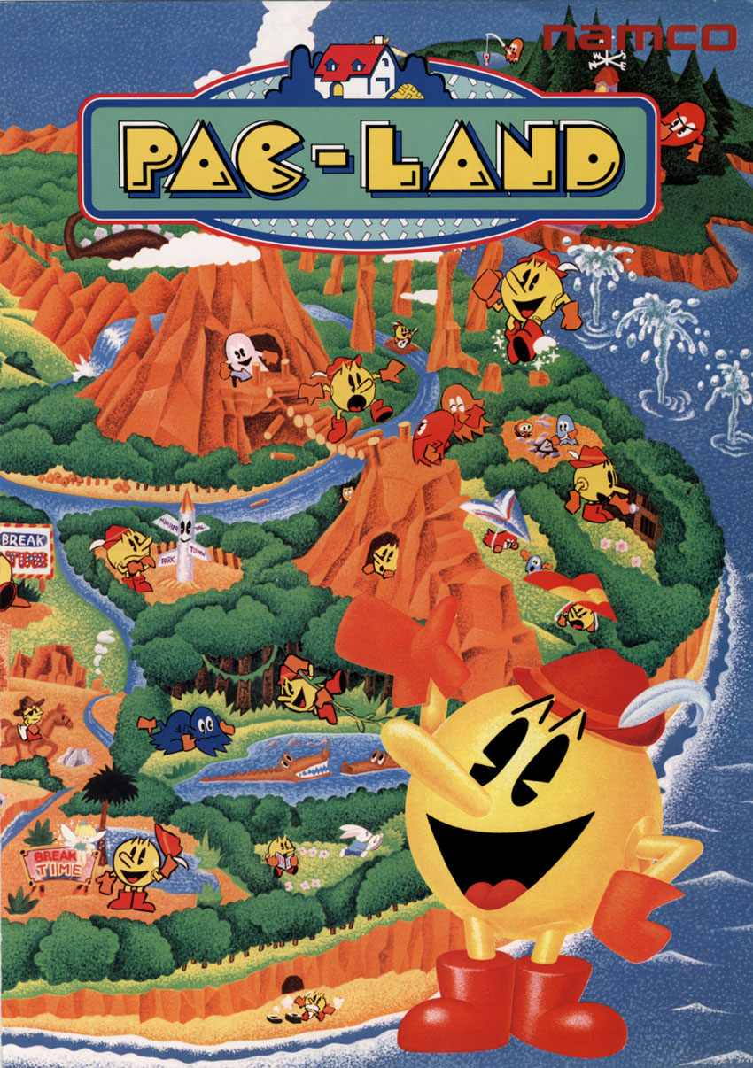 Pac-Land - Bally Midway (Video Game, 1984) - Japan | The Arcade