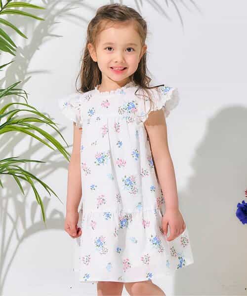 ☆SALE☆【リンク】フラワーブーケワンピース_アプレレクールマシェリ