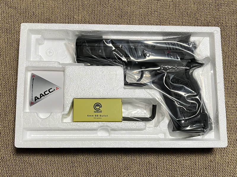 Carbon8 CZ P-09 CO2ブローバックの外観レビュー | Fruitful Hobby