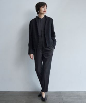 ICB(アイシービー)の【洗える】ウォームサテン クロップドシャツ通販